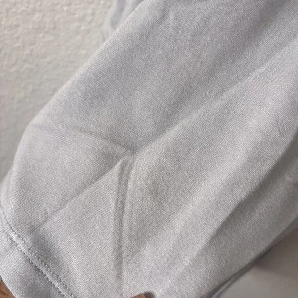 Beyond Yoga Blue Modal/Spandex Frill Seeker Cold Shoulder Top Size XS Ruffle - Picture 3 of 6